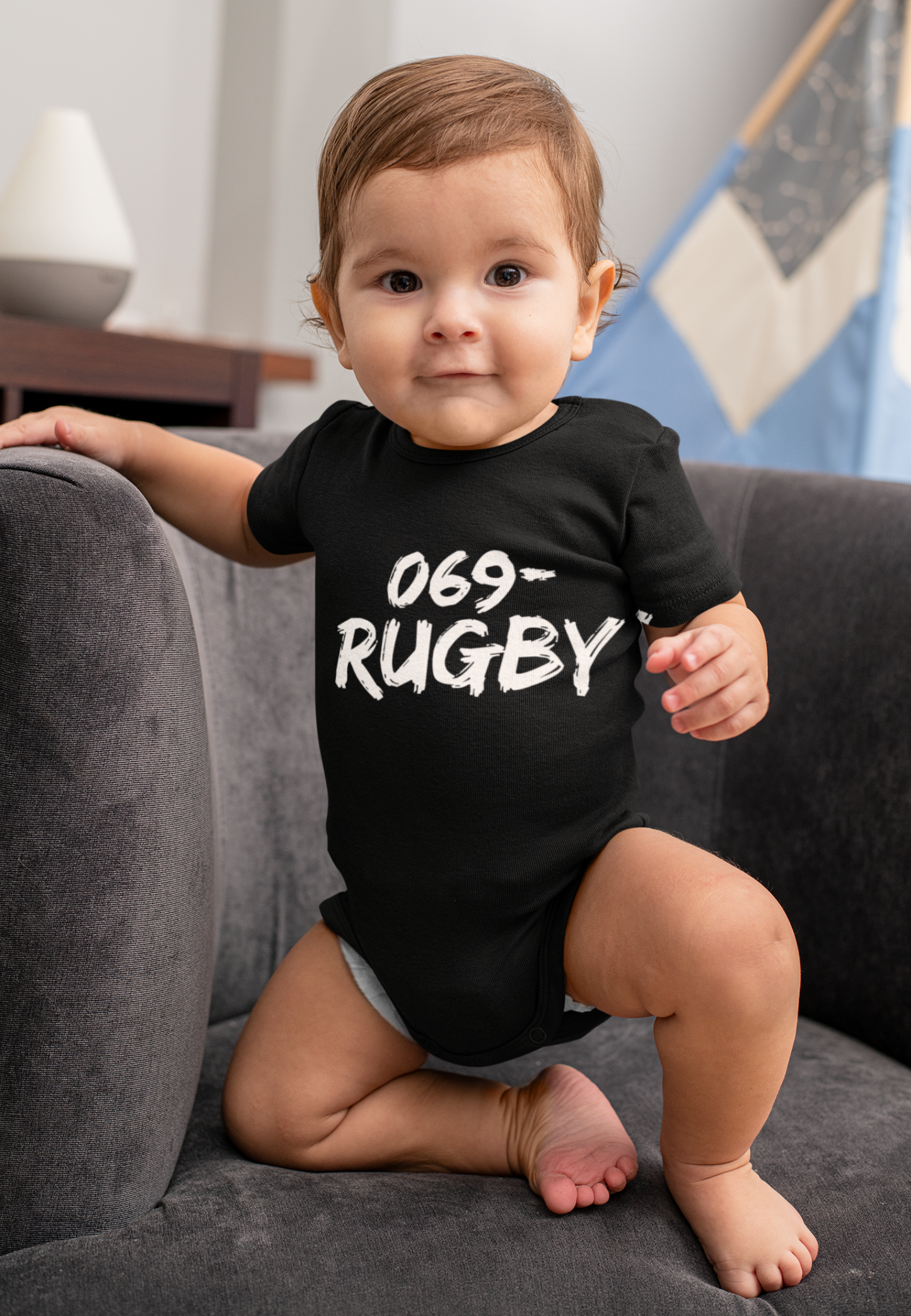 Rugby - 069-Rugby Baby Bodysuit