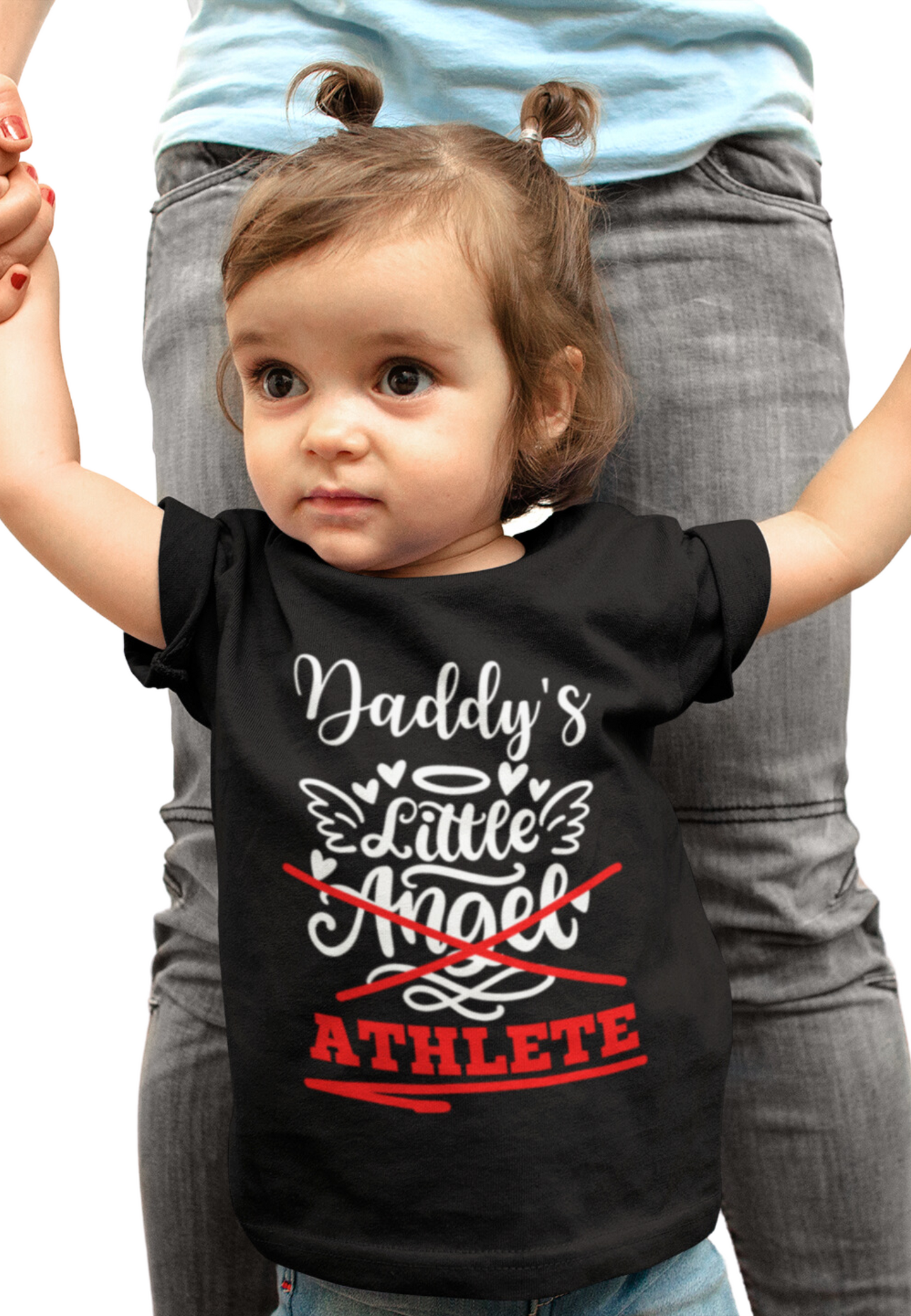 Sports - Daddy's little Athlete Baby T-Shirt