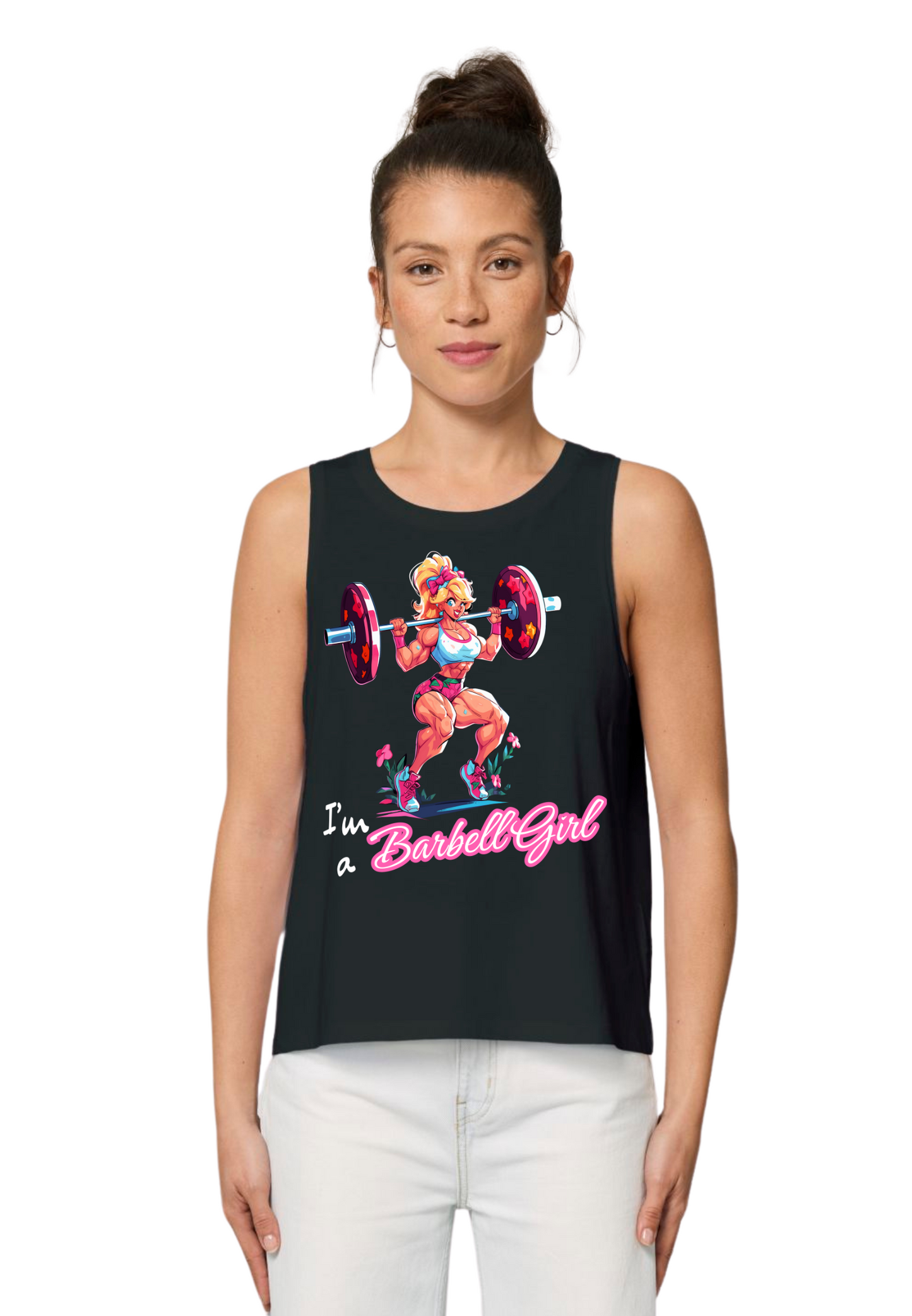 Gym - I'm a Barbell Girl WMN loose fit Tanktop