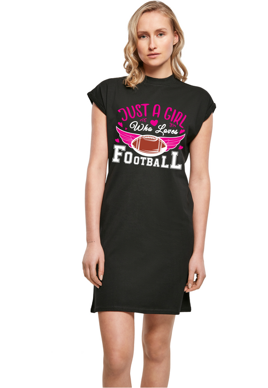 Football - Just a Girl WMN T-Shirt Dress