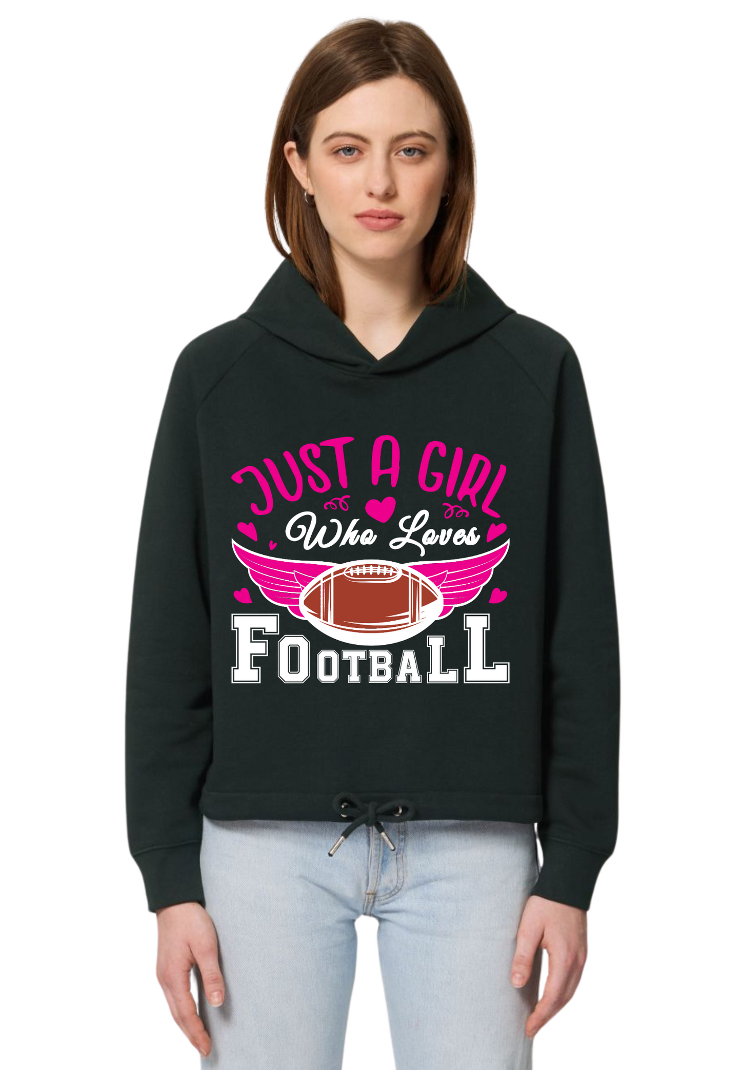 Football - Just a Girl WMN Hoodie