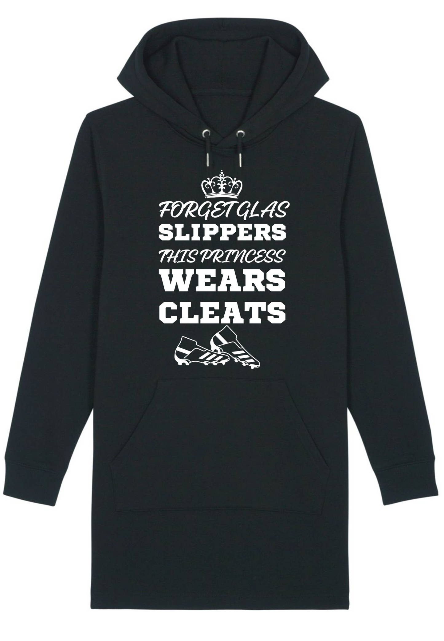 Sports - Princess wears Cleats WMN Hoodie Dress