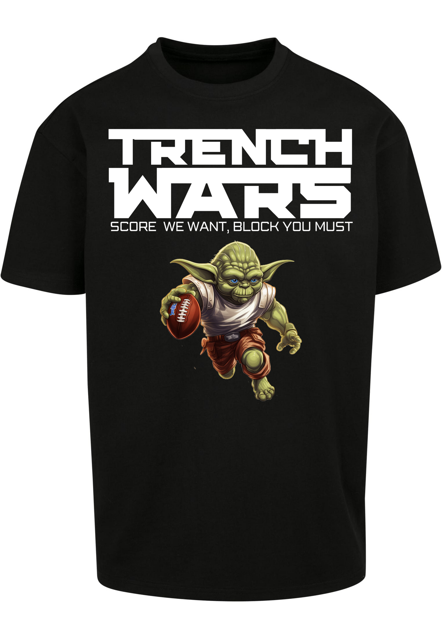 Football - Trench wars heavy oversized T-Shirt