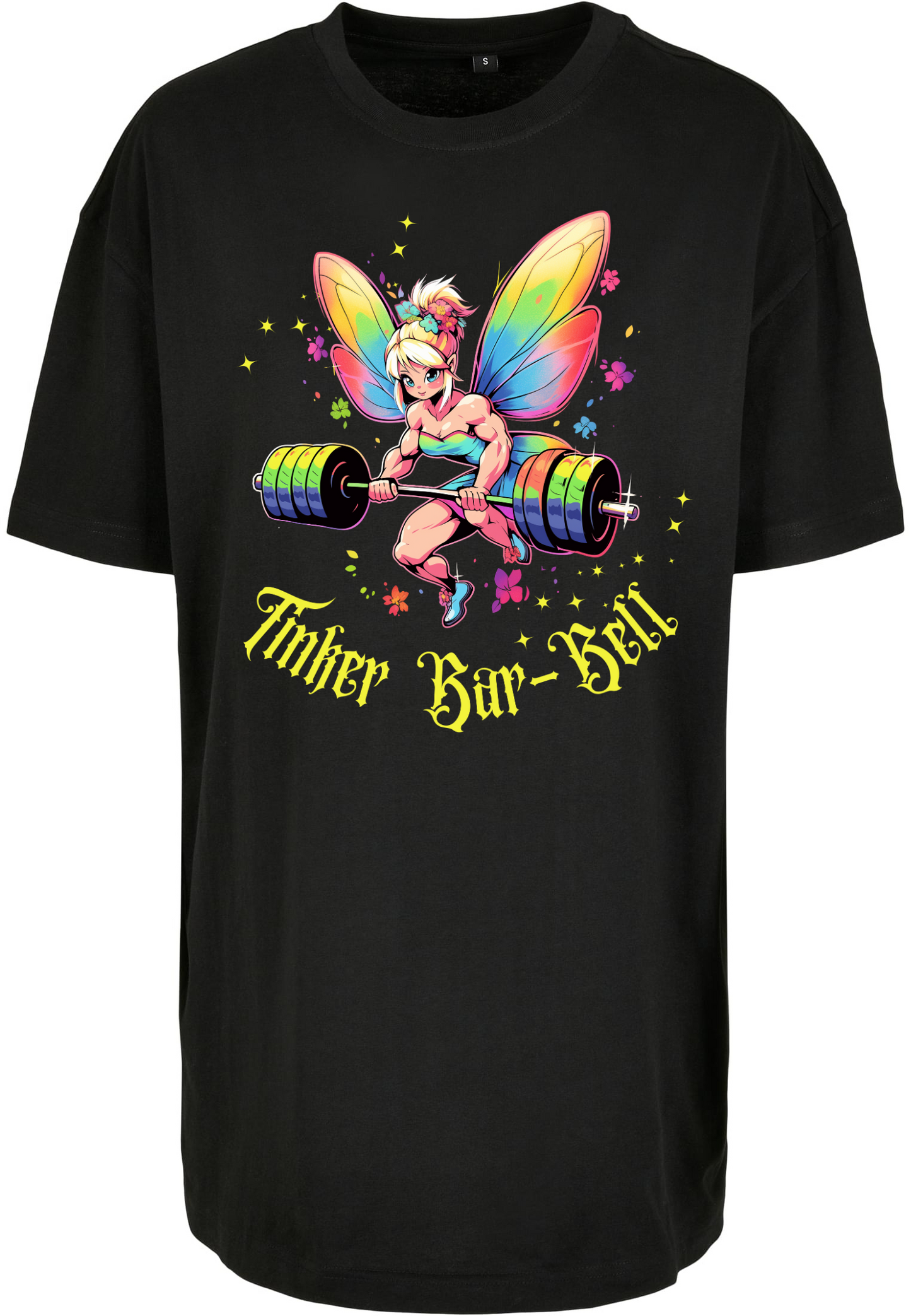 Gym - Tinker Bar-Bell WMN heavy oversized T-shirt