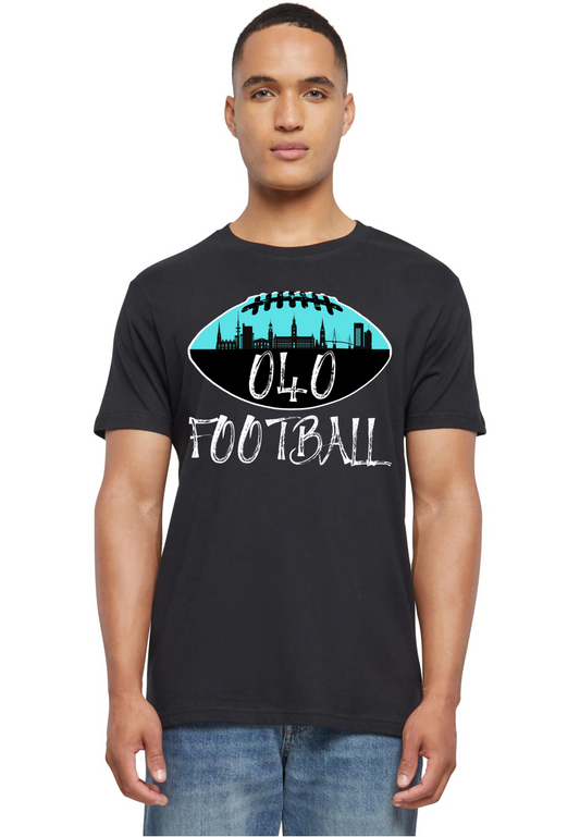 Football - 040-Football round neck unisex T-Shirt