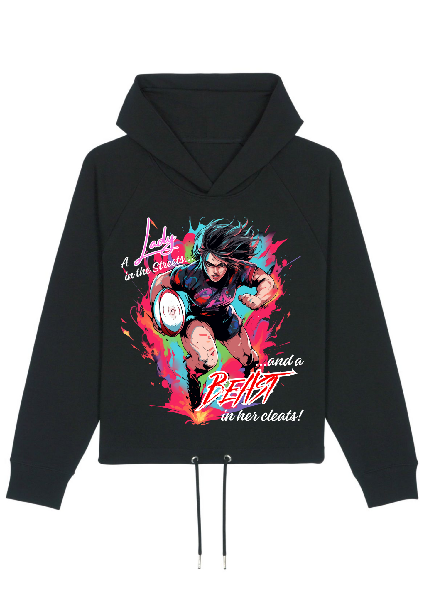 Rugby - Beast in Cleats WMN Hoodie