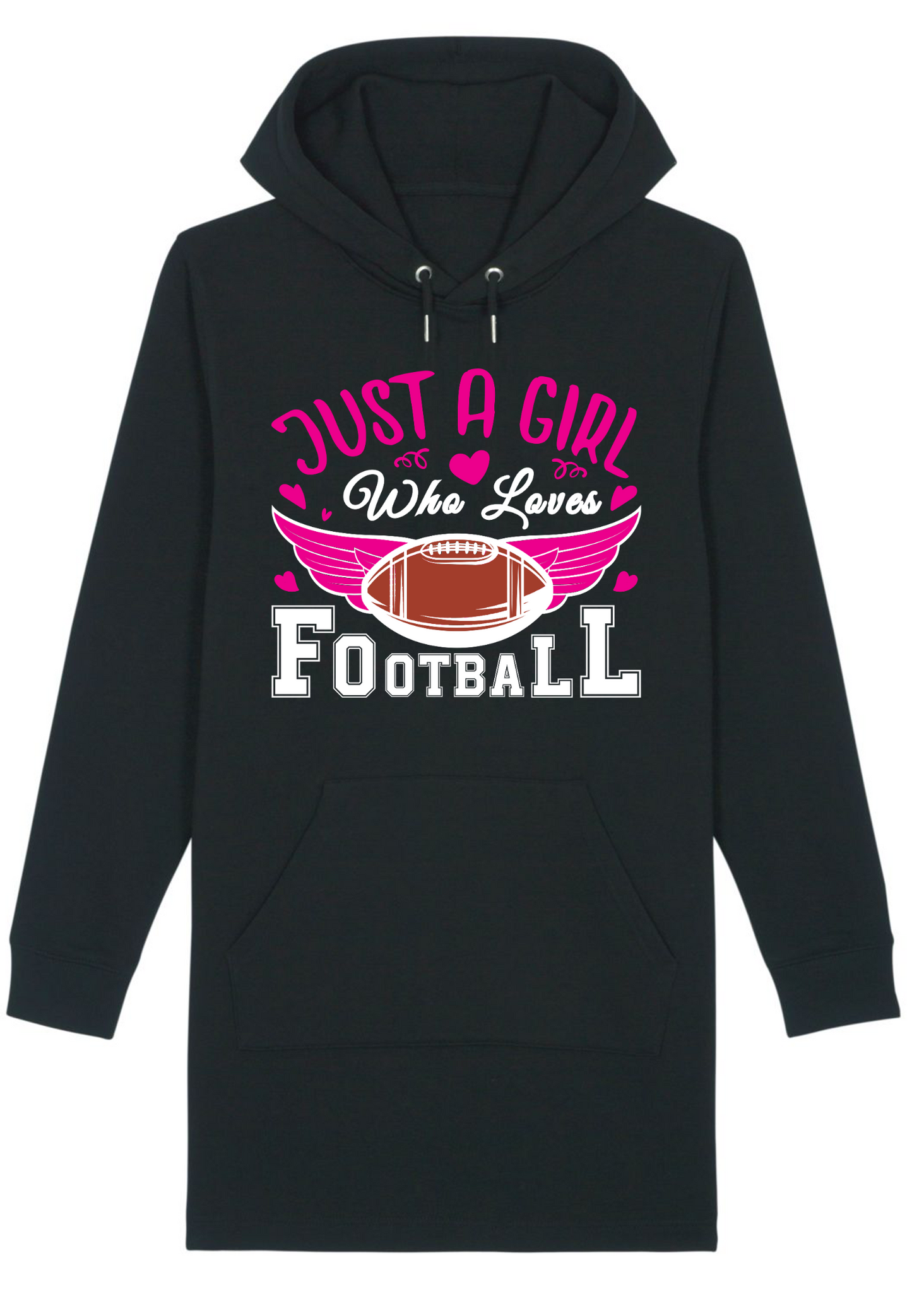 Football - Just a Girl WMN Hoodie Dress