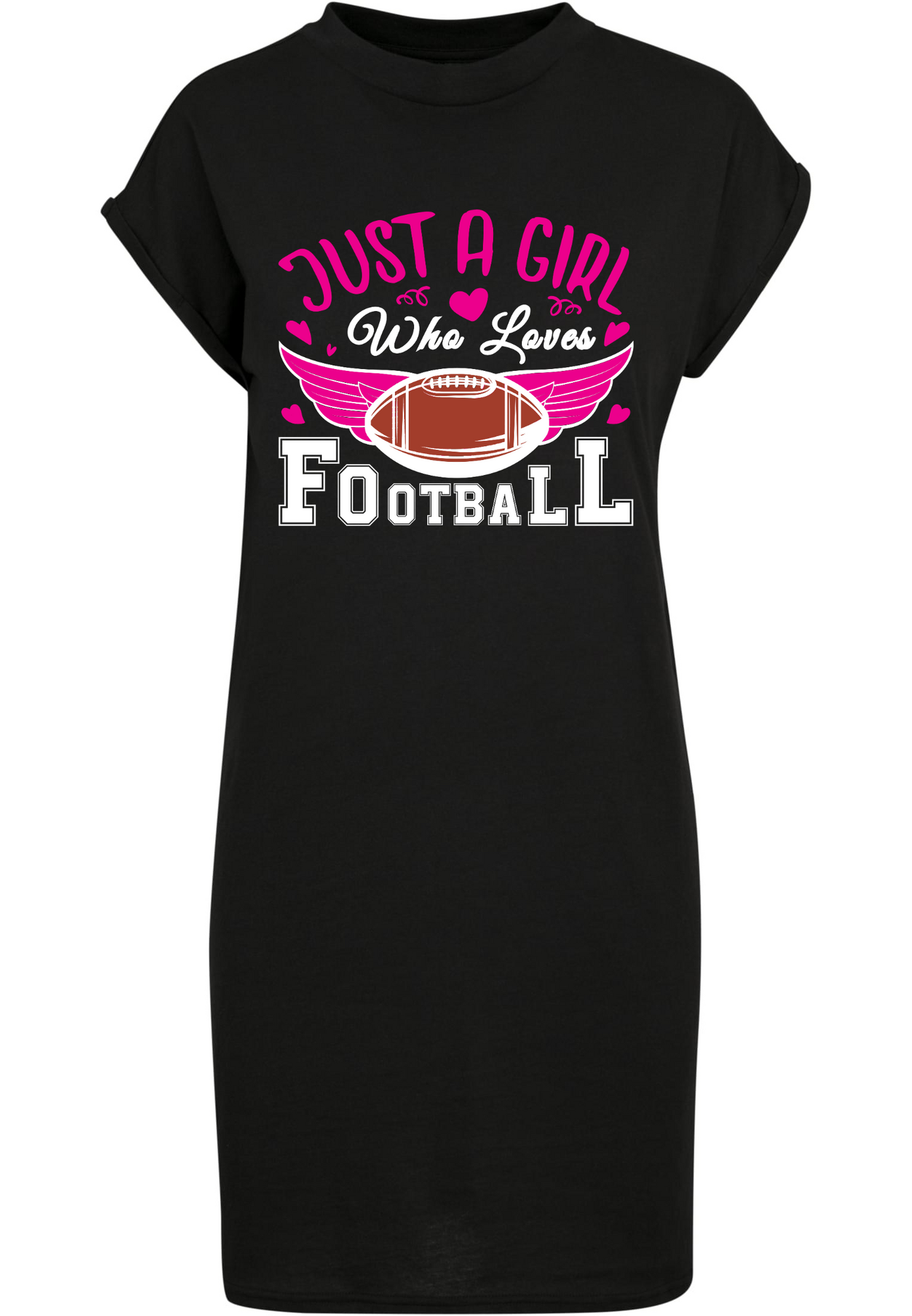 Football - Just a Girl WMN T-Shirt Dress