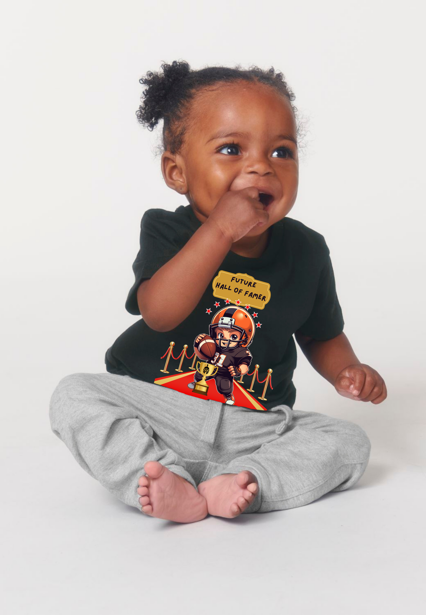 FOOTBALL - Future Hall of Famer Baby T-Shirt