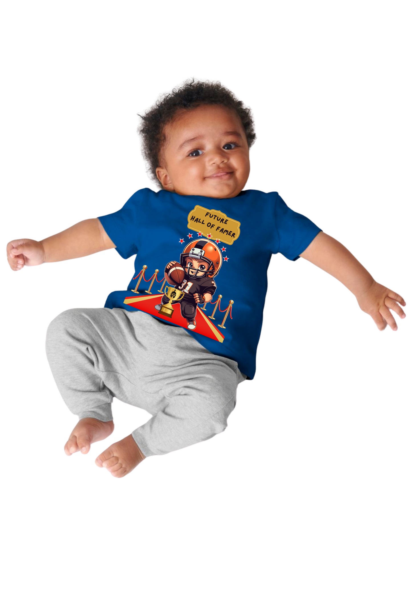 FOOTBALL - Future Hall of Famer Baby T-Shirt