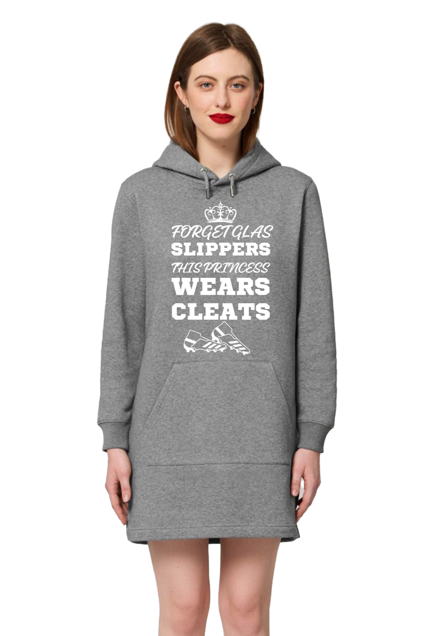 Sports - Princess wears Cleats WMN Hoodie Dress