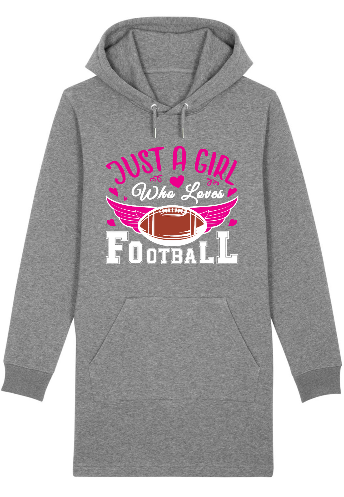 Football - Just a Girl WMN Hoodie Dress