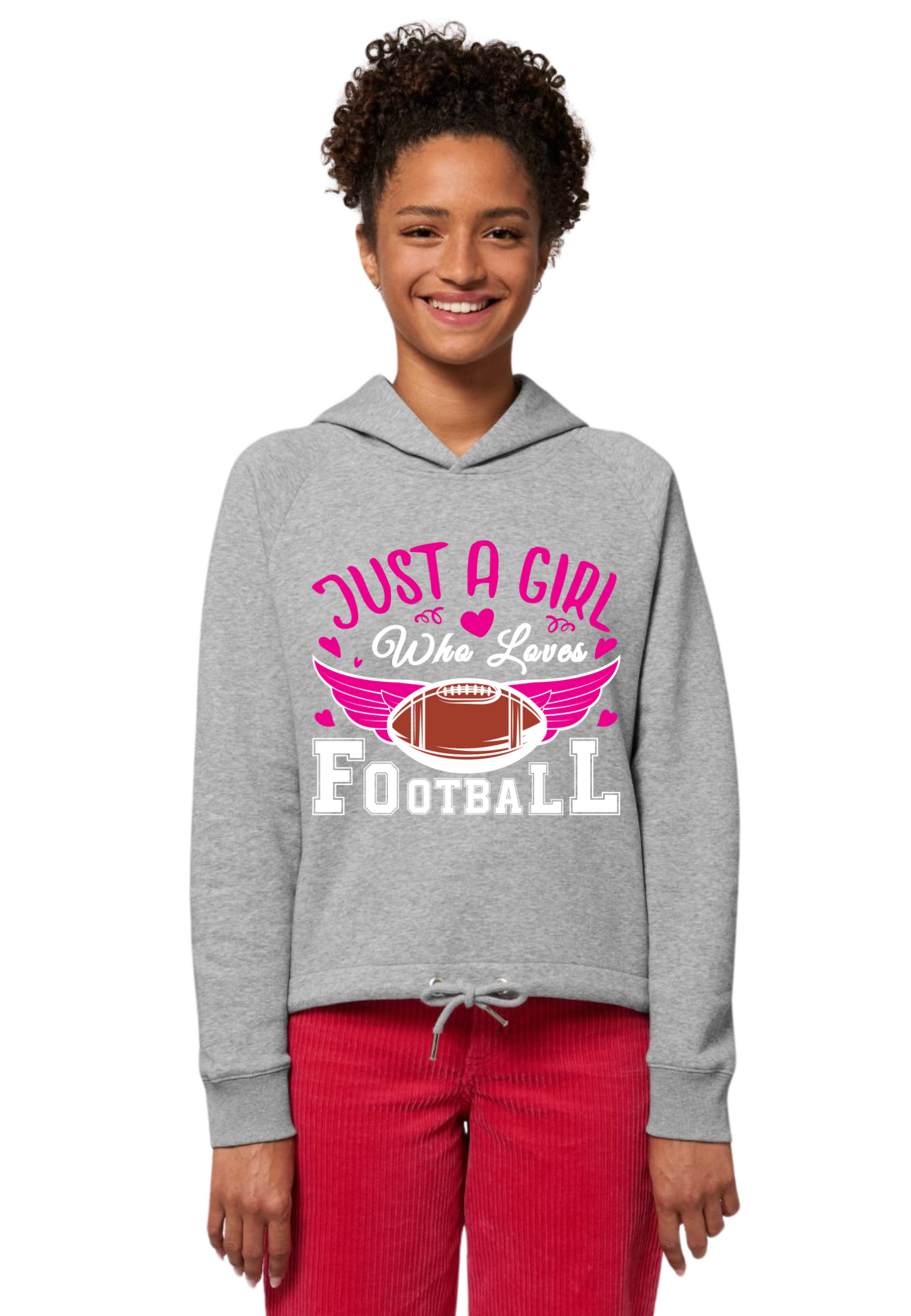 Football - Just a Girl WMN Hoodie