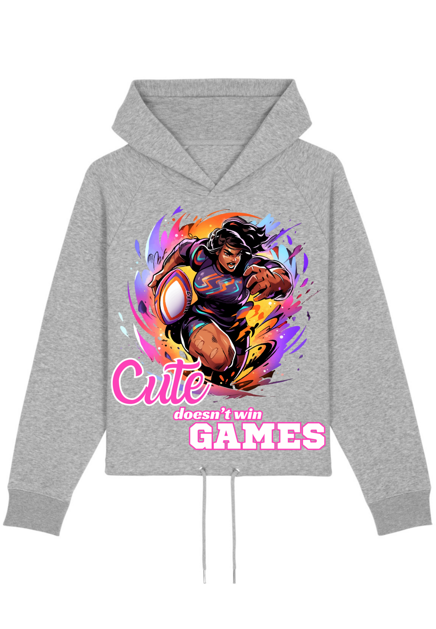 Rugby - Cute doesn't win games WMN Hoodie