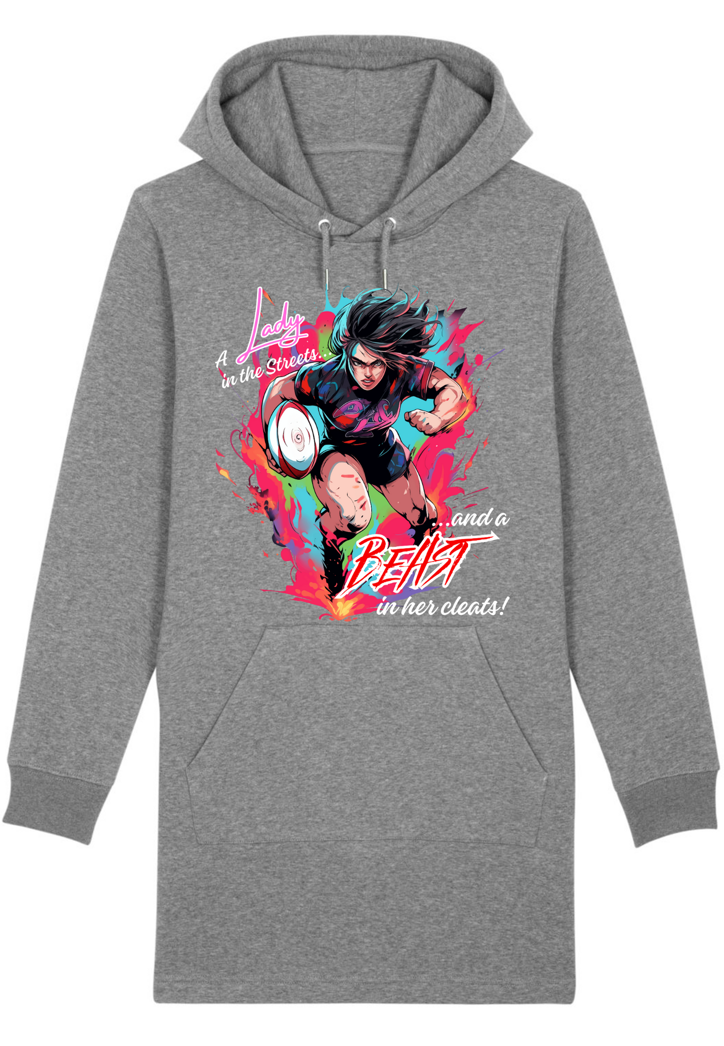 Rugby - Beast in Cleats WMN Hoodie Dress