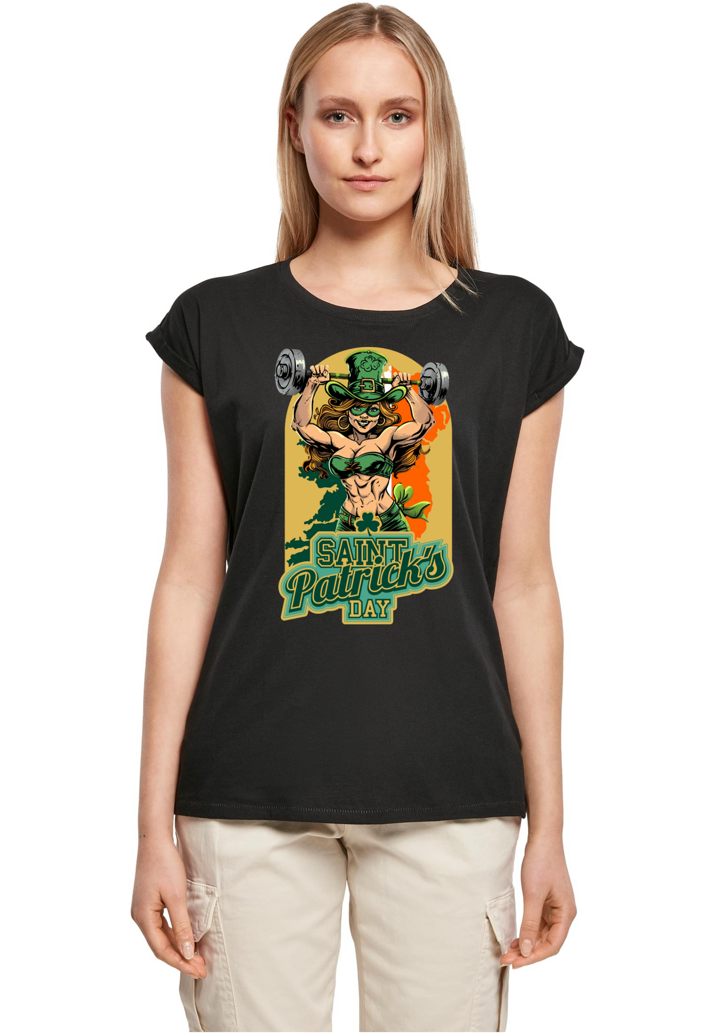 Gym - St-Paddy WMN extended shoulder T-Shirt