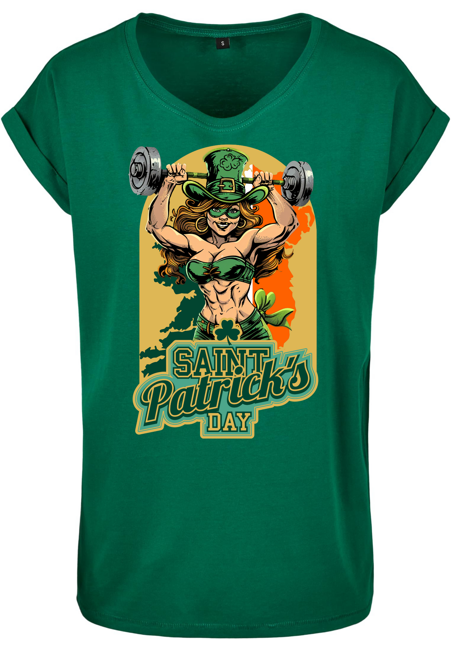 Gym - St-Paddy WMN extended shoulder T-Shirt