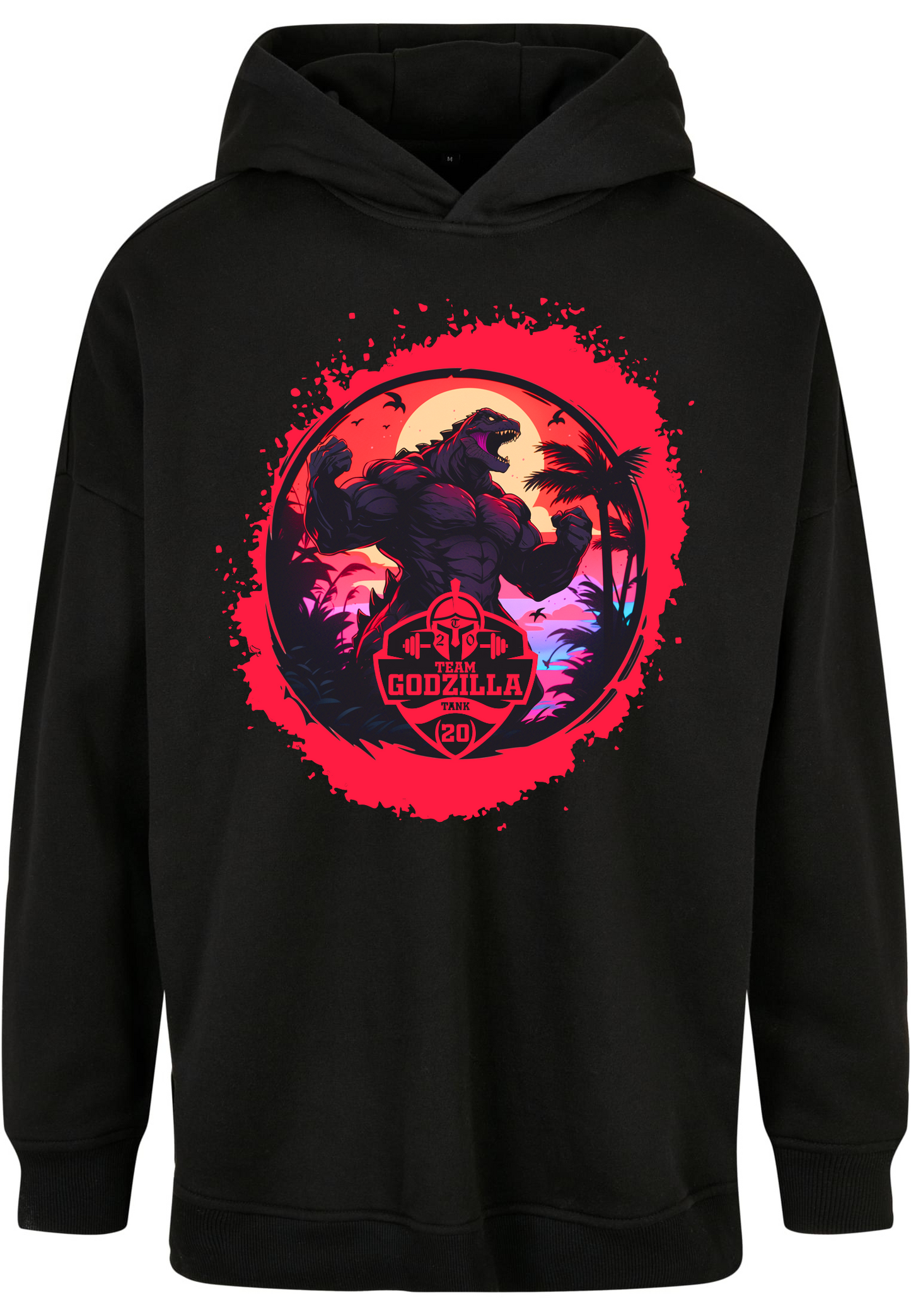 Team Godzilla oversized Hoodie