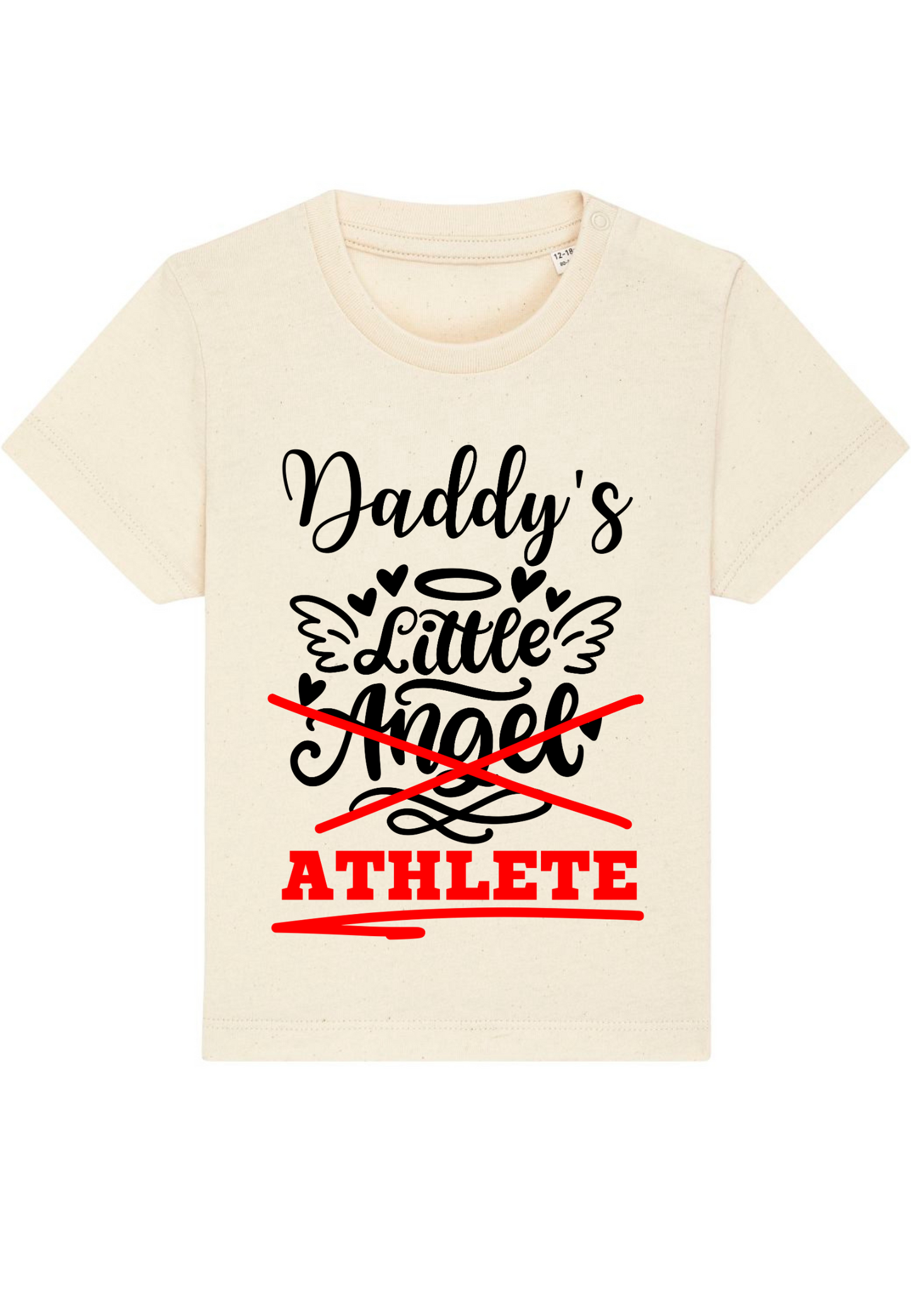 Sports - Daddy's little Athlete Baby T-Shirt