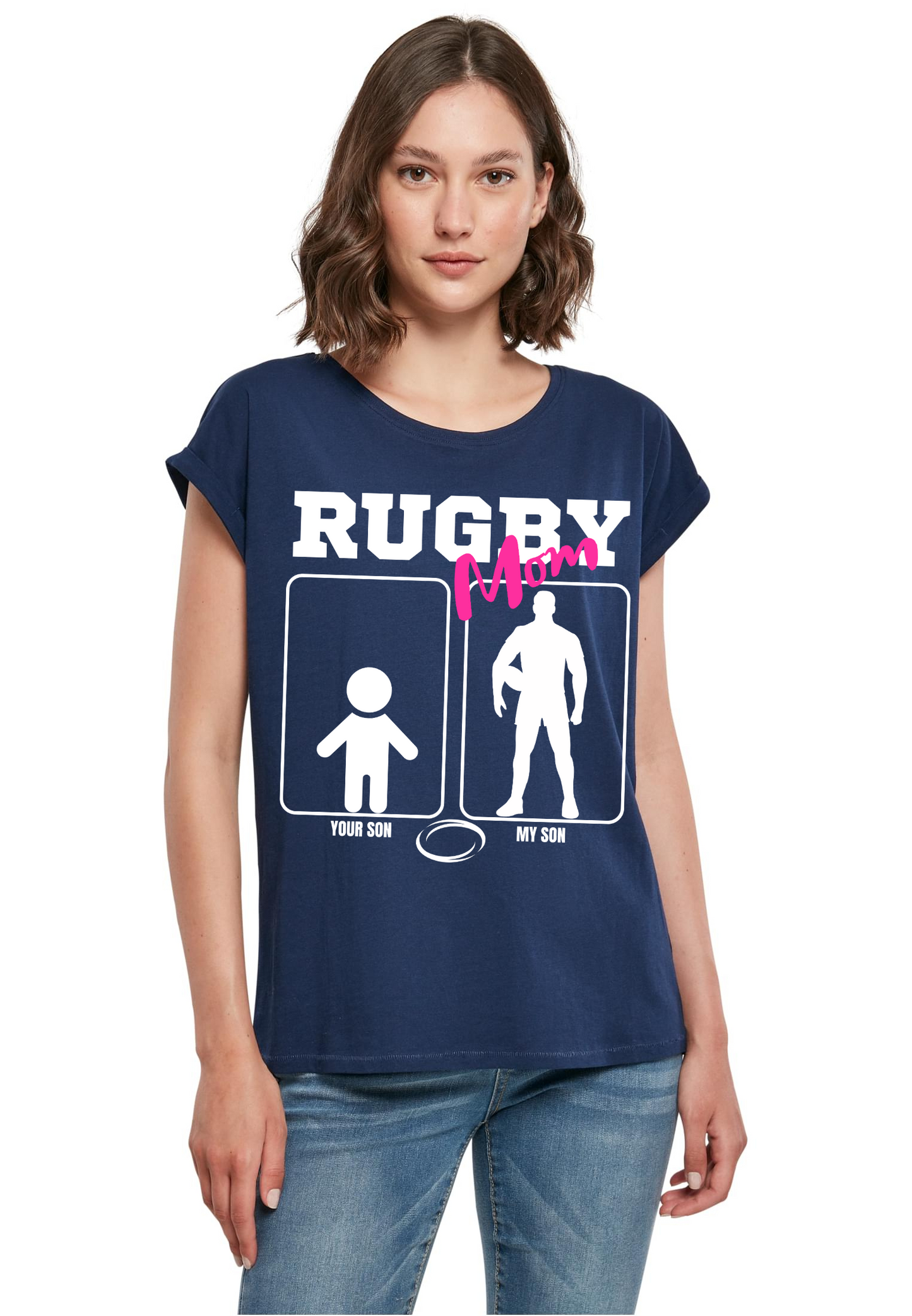 Rugby - Rugbymom - my son your son WMN T-Shirt