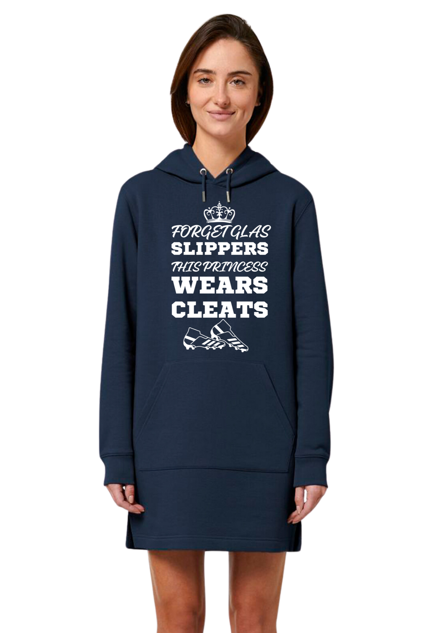 Sports - Princess wears Cleats WMN Hoodie Dress