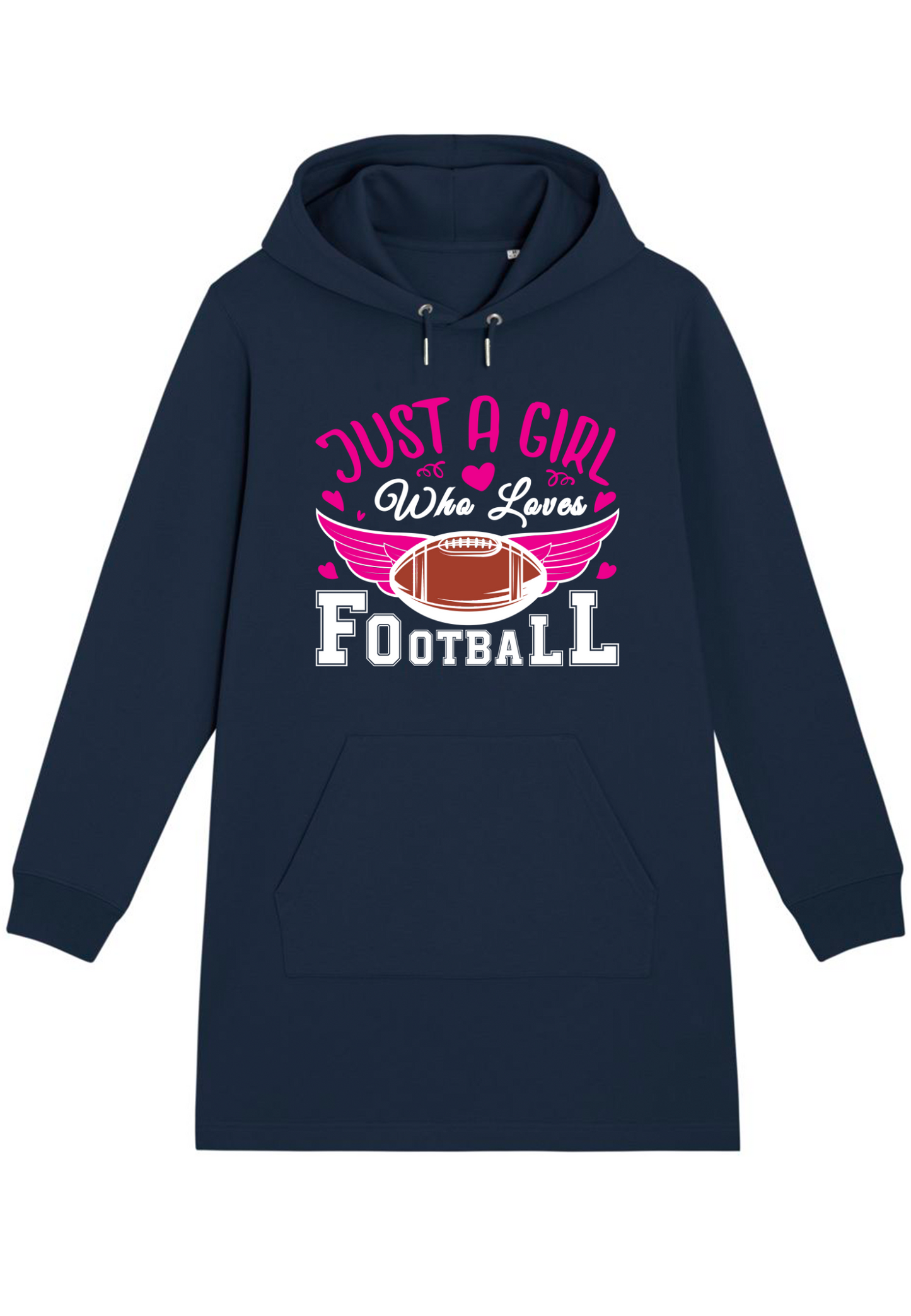 Football - Just a Girl WMN Hoodie Dress