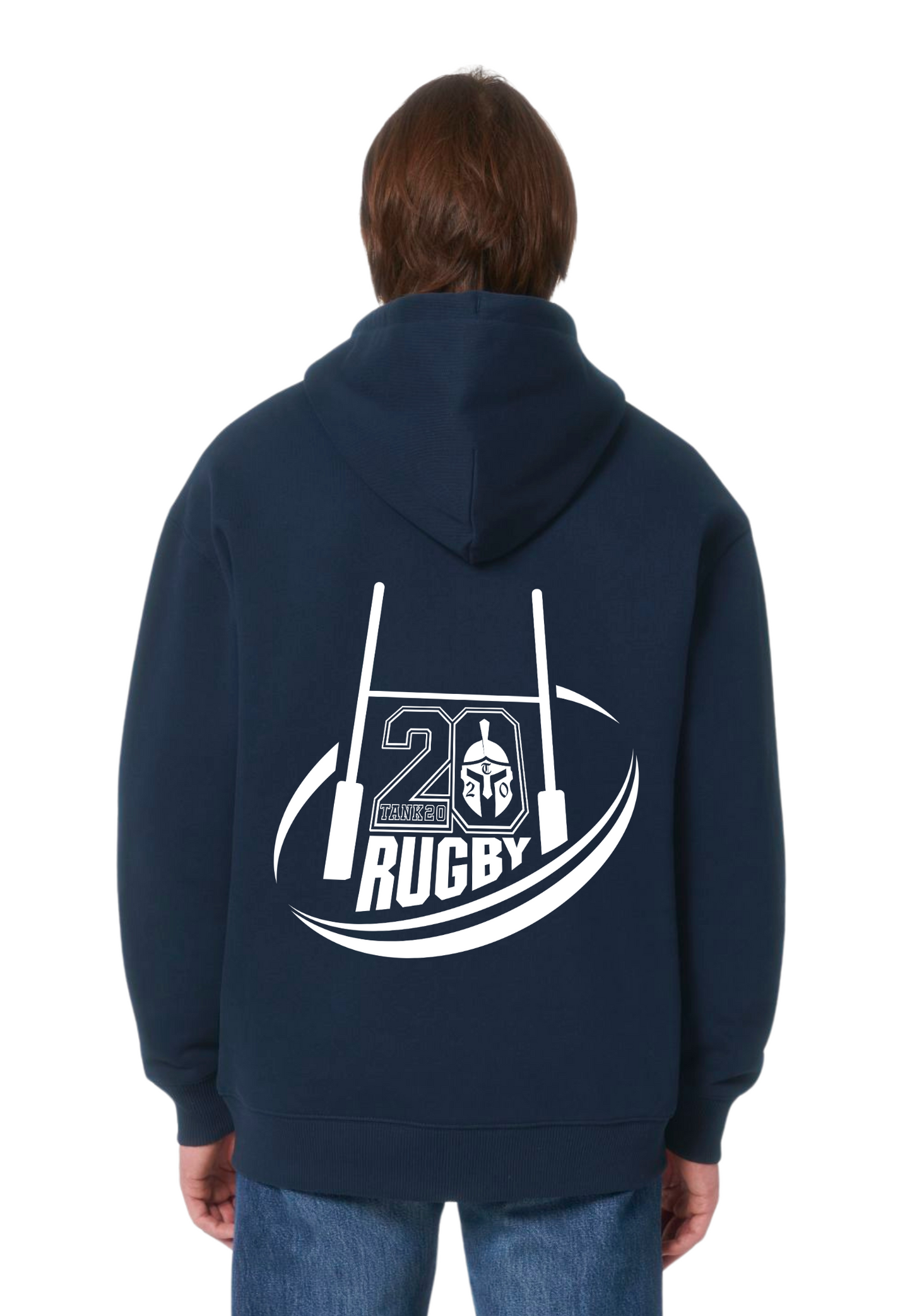 Rugby - Logo heavy unisex Zip Hoodie