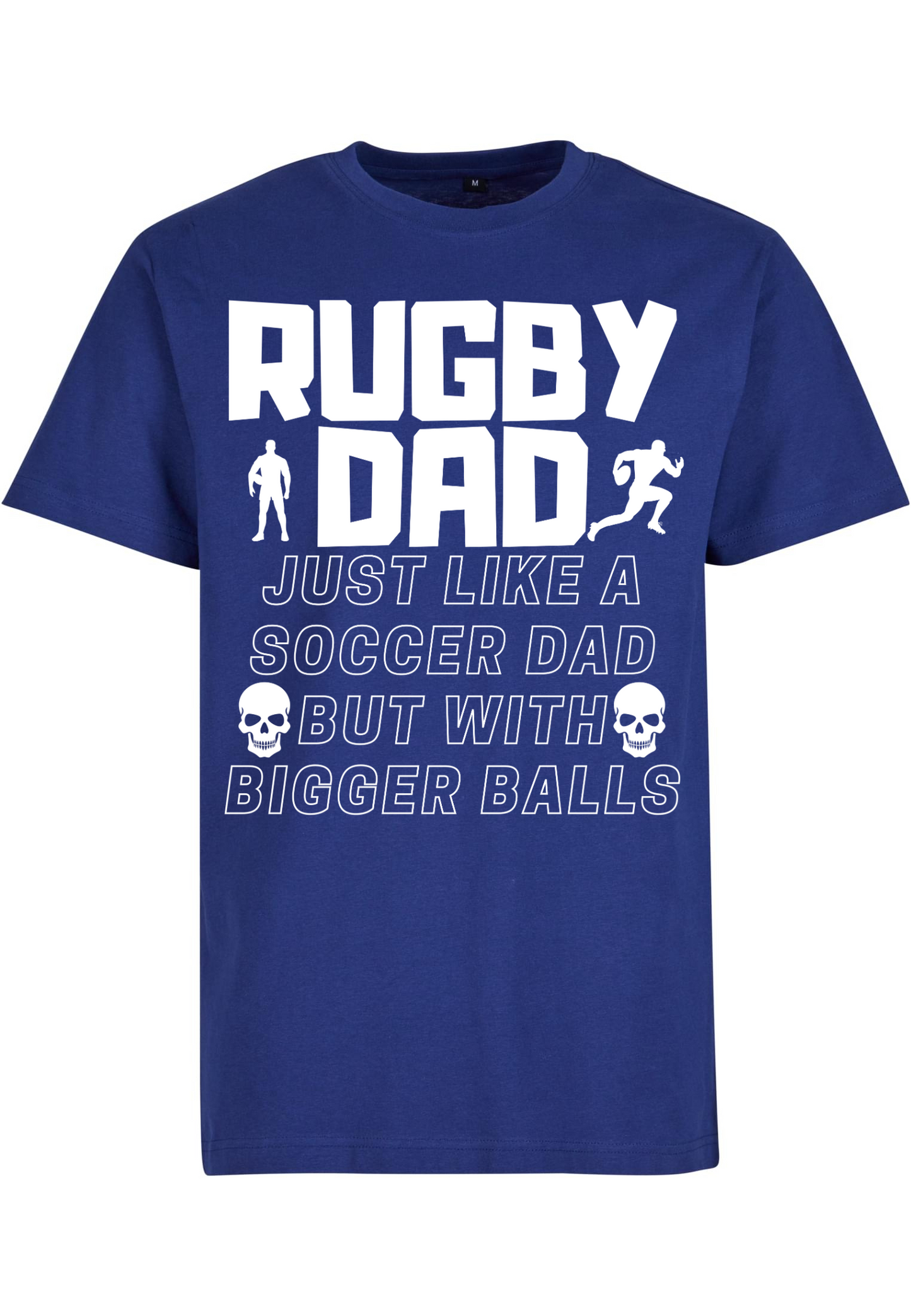 Rugby - Rugby Dad - bigger balls round neck T-Shirt