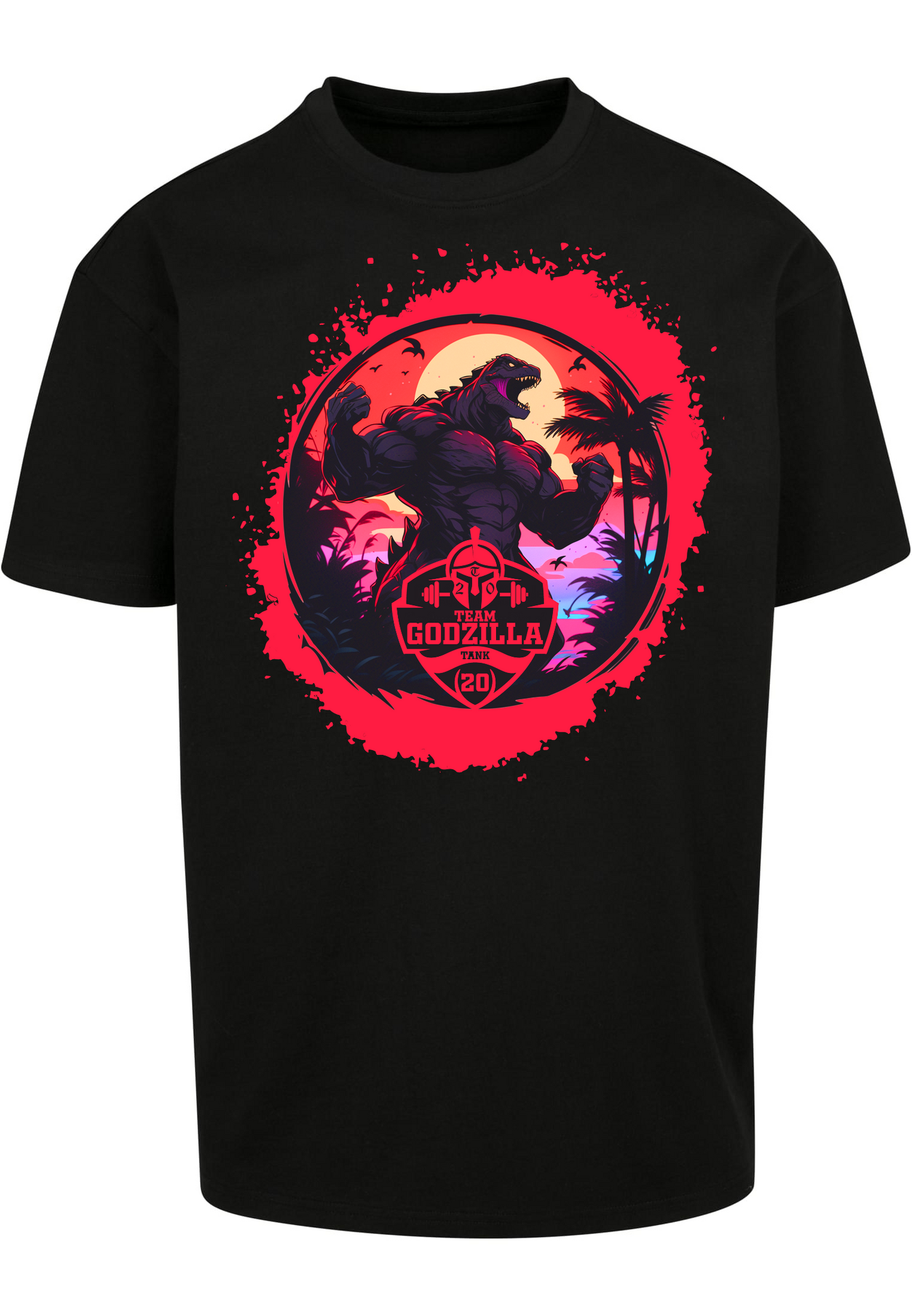 Team Godzilla heavy oversized unisex T-Shirt