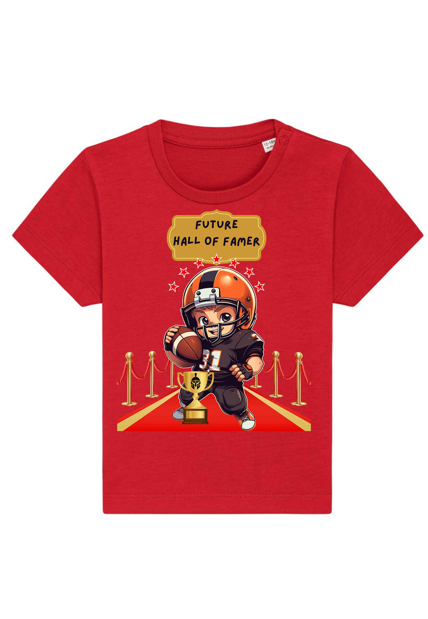 FOOTBALL - Future Hall of Famer Baby T-Shirt