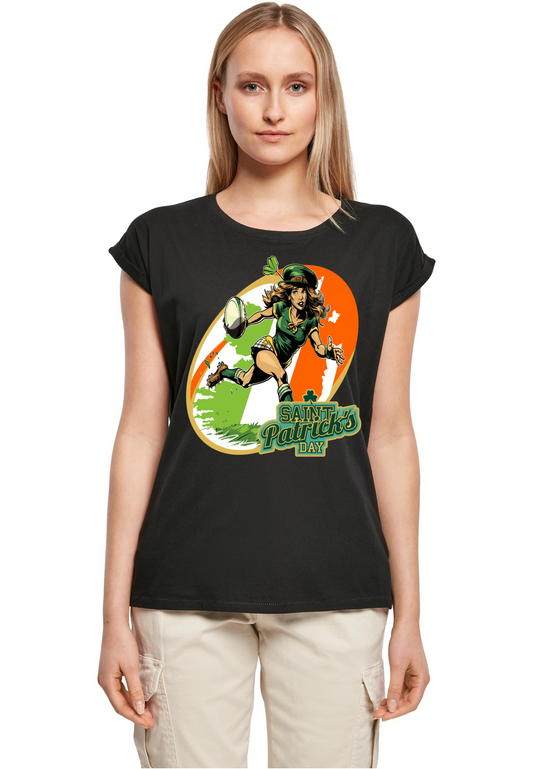 Rugby - St-Paddy WMN extended shoulder T-Shirt