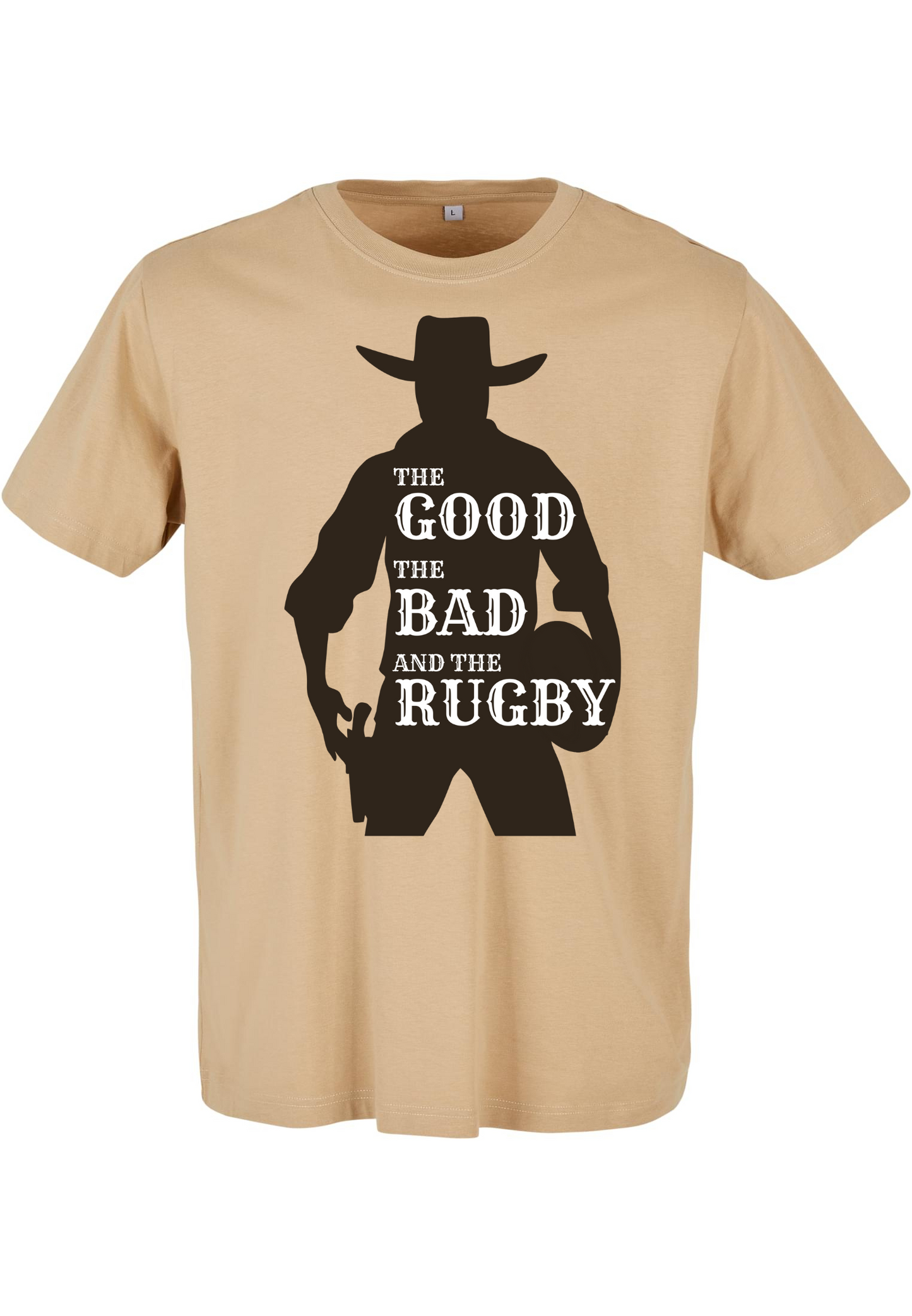 Rugby - The Good, the Bad and the Rugby unisex round neck T-Shirt