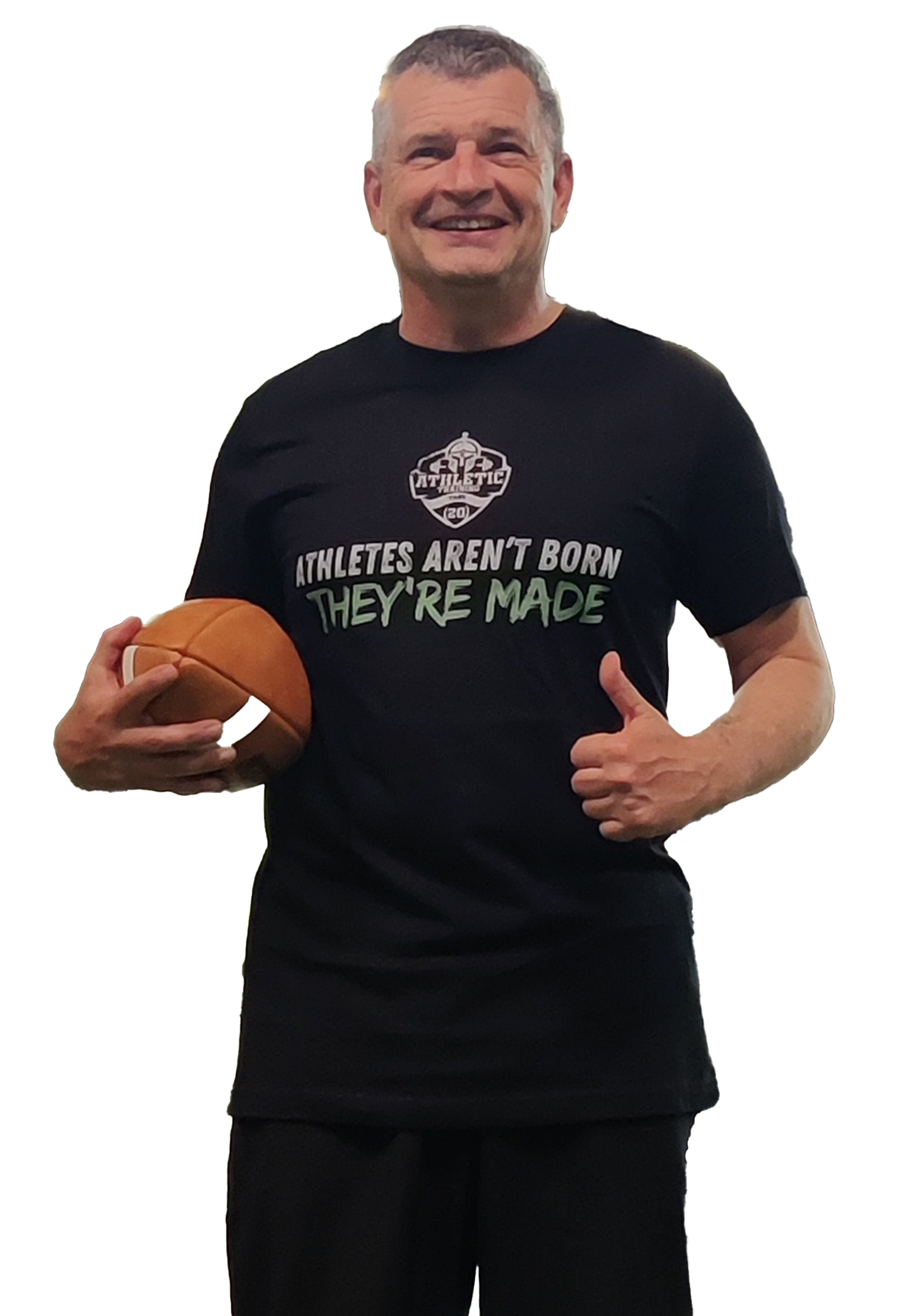 Sports - Athletes aren't born round neck unisex T-Shirt