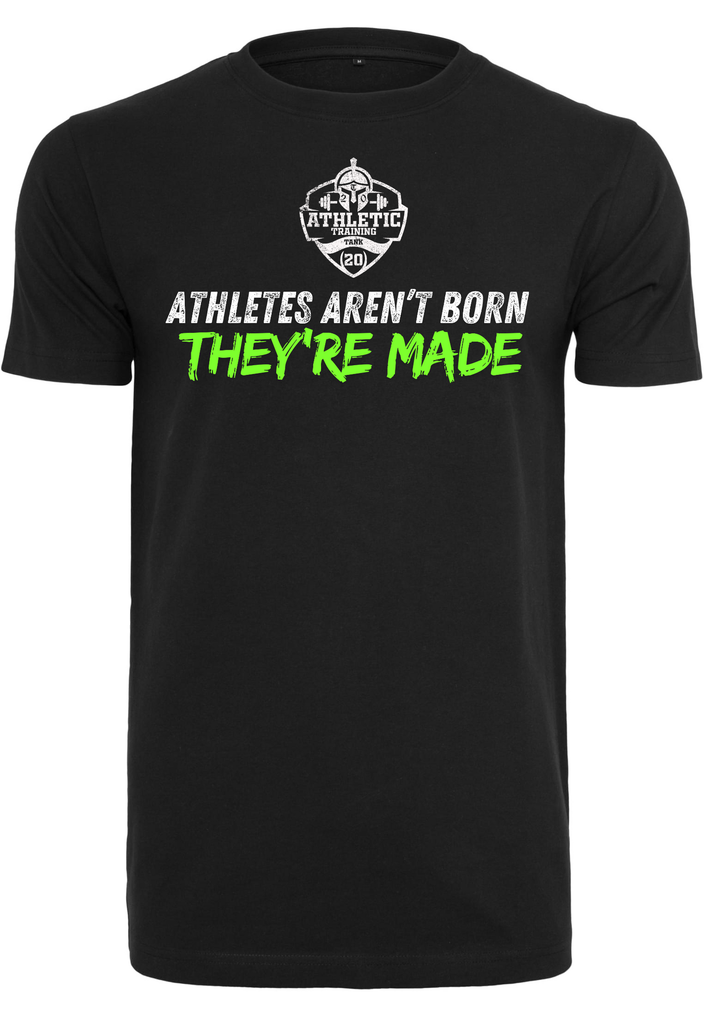 Sports - Athletes aren't born round neck unisex T-Shirt